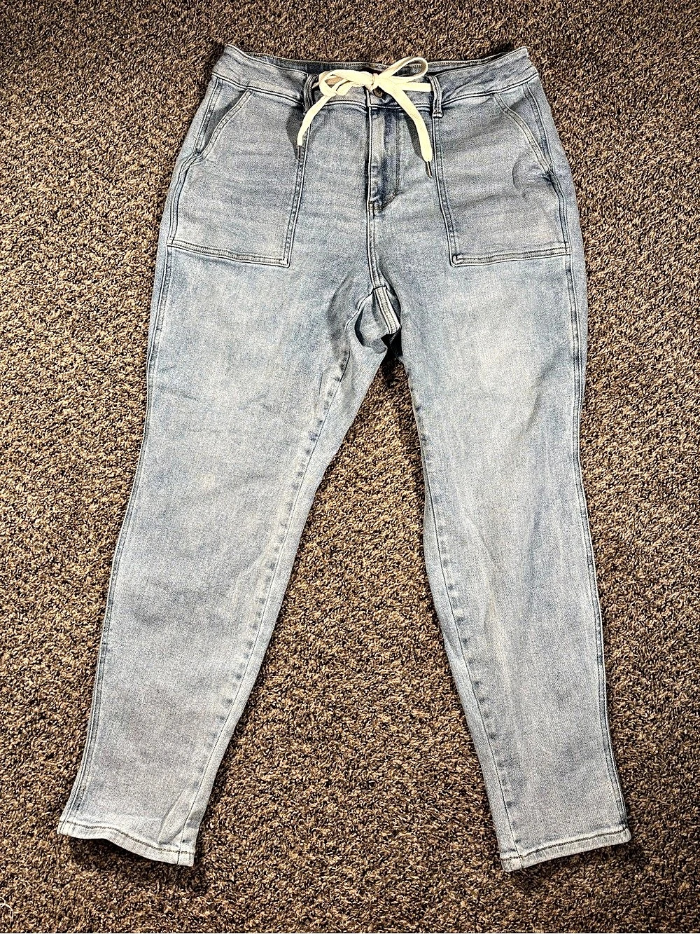 Judy Blue Cami High Rise Jogger Jeans Blue Waist 16W